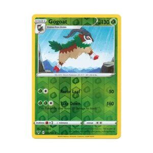 Gogoat Holo Pokémon Card - 2022 Sword & Shield 015/198 - Stage 1 Grass Type